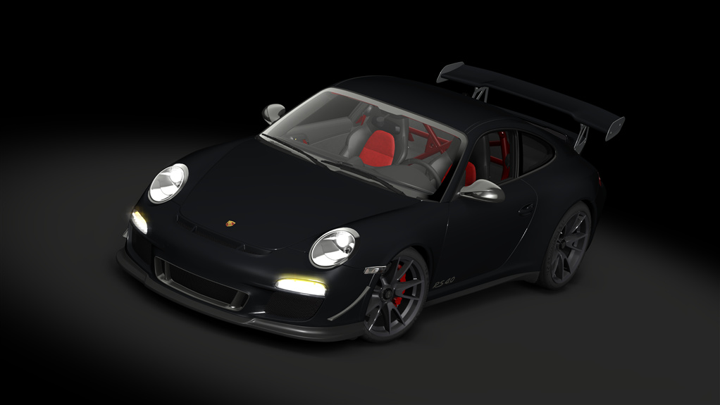 Porsche 911 GT3 RS 4.0, skin 19_black_mate