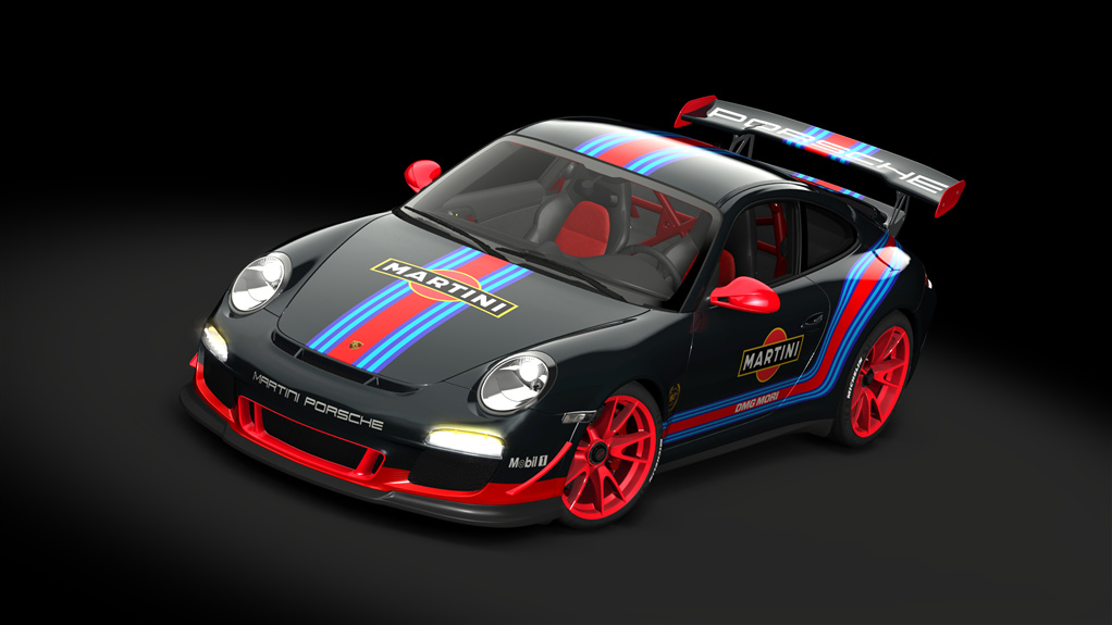 Porsche 911 GT3 RS 4.0, skin 26_martini_black