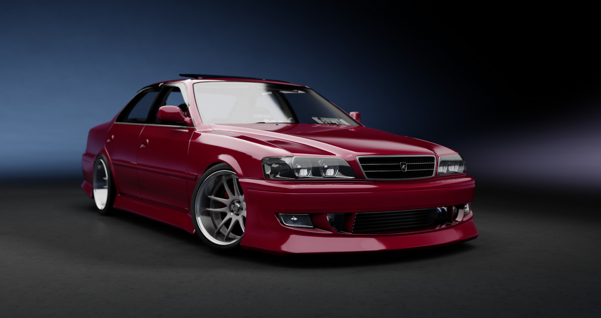 CW JZX100 2JZ-GTE, skin Red