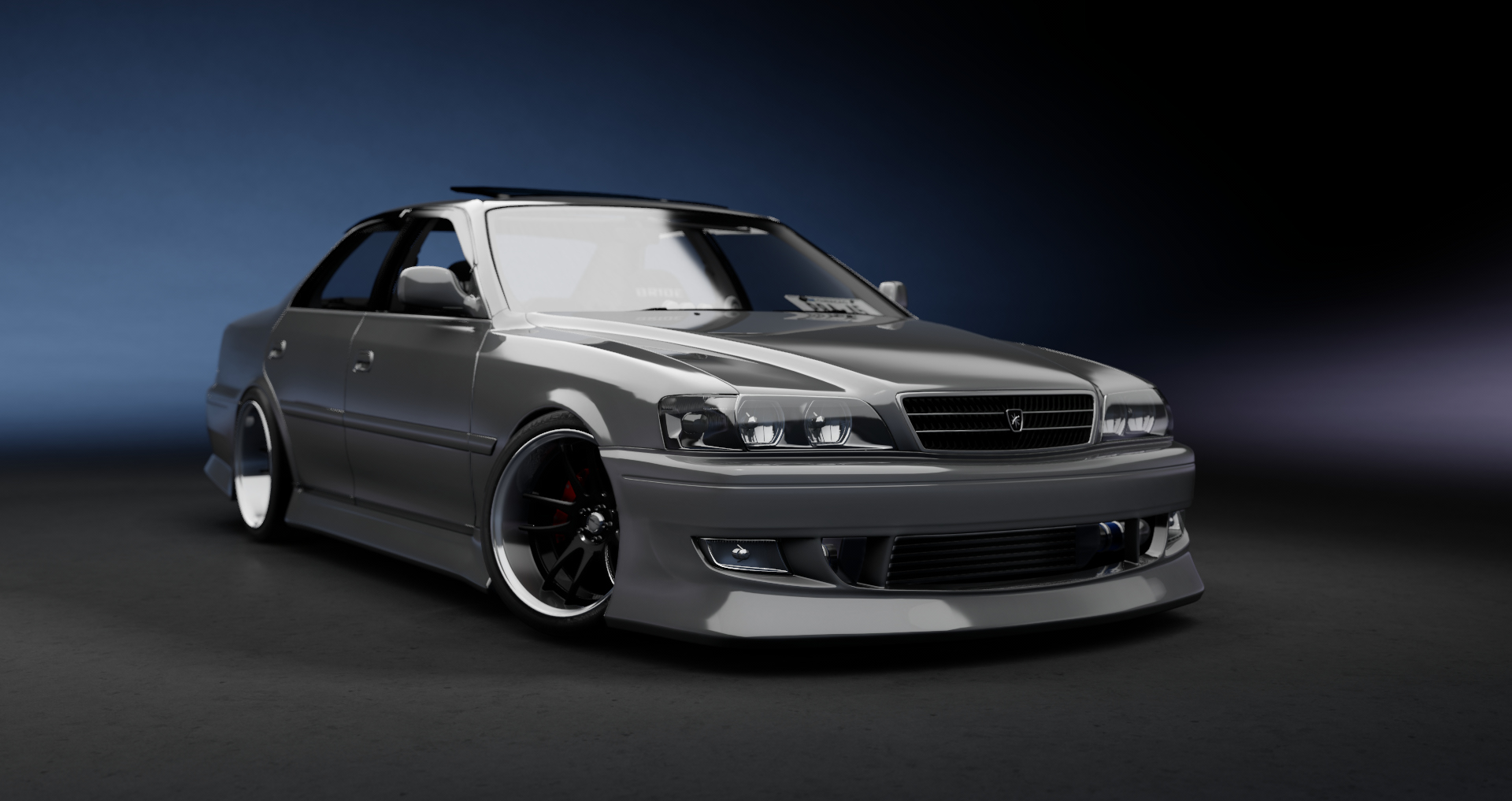 CW JZX100 2JZ-GTE, skin Silver Metallic