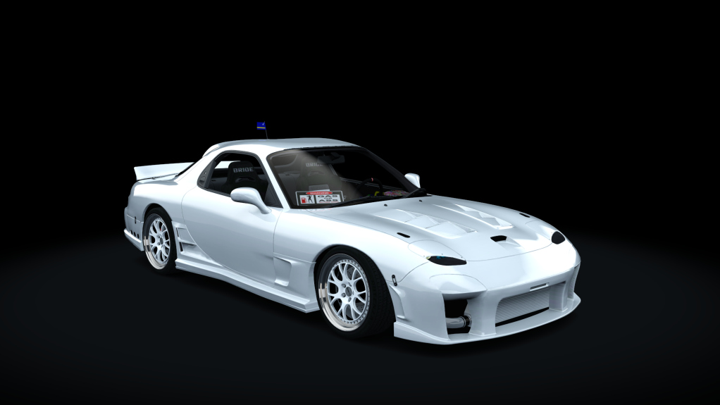 CW RX-7 1JZ-GTE, skin white