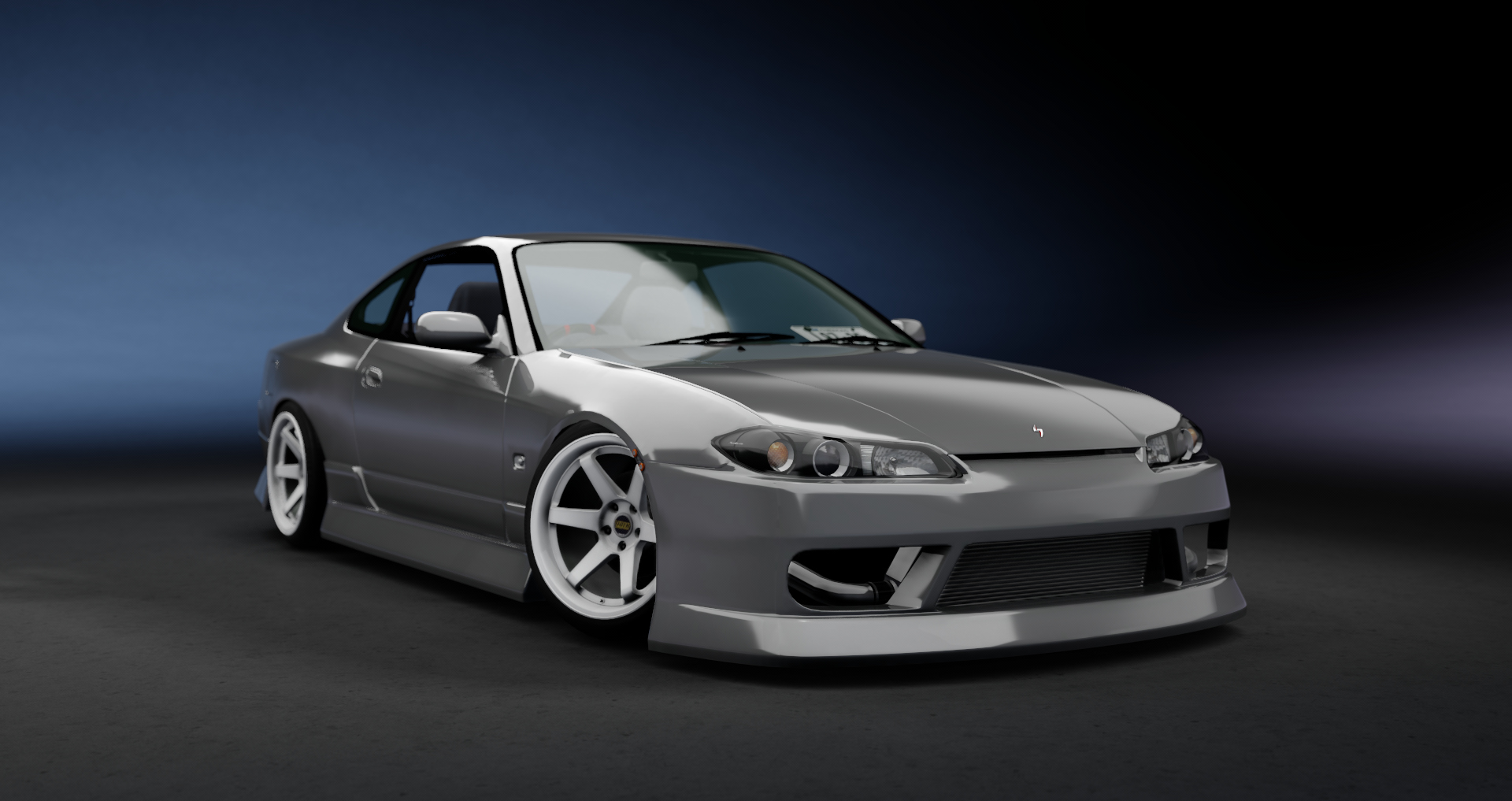CW S15 SR23DET RB26, skin Silver Metallic