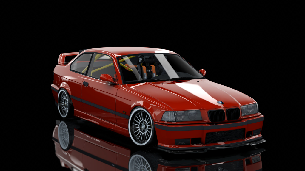 2#JDRIFT DRIVER E36 328I STREET, skin Red