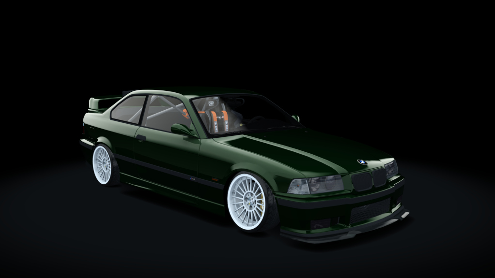 2#JDRIFT DRIVER E36 328I STREET Drift 2, skin British_Racing_Green