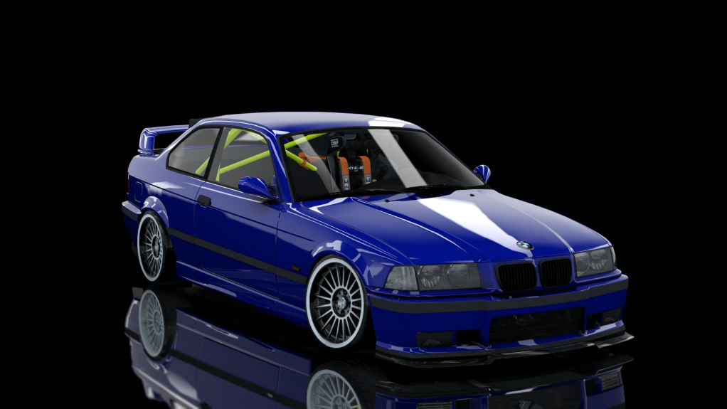 2#JDRIFT DRIVER E36 328I STREET Drift 2, skin CSBlue