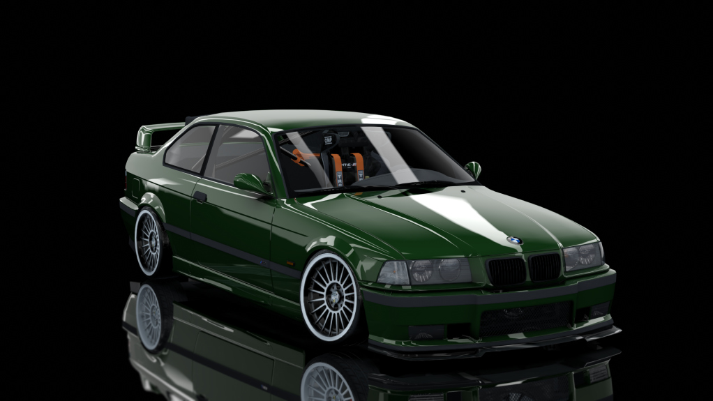 2#JDRIFT DRIVER E36 328I STREET Drift 2, skin Green
