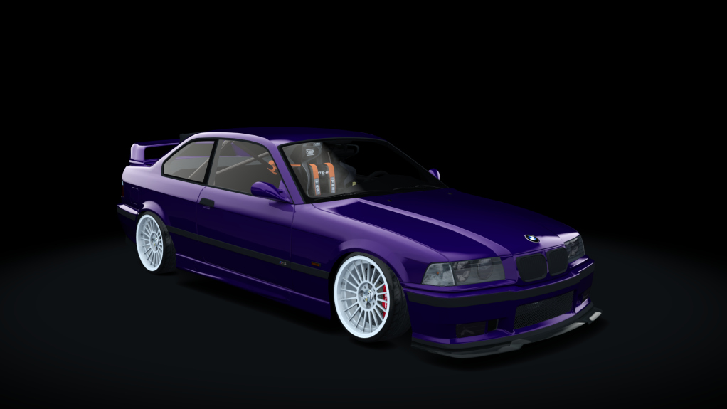 2#JDRIFT DRIVER E36 328I STREET Drift 2, skin purple