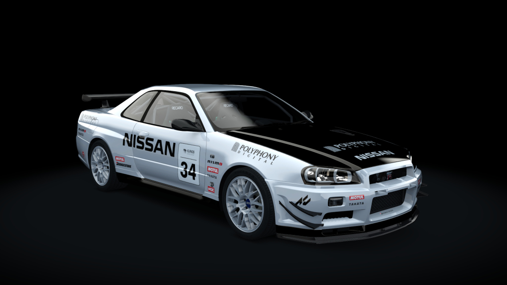 Mine's BNR34 SKYLINE GT-R N1 base '06, skin GT_white
