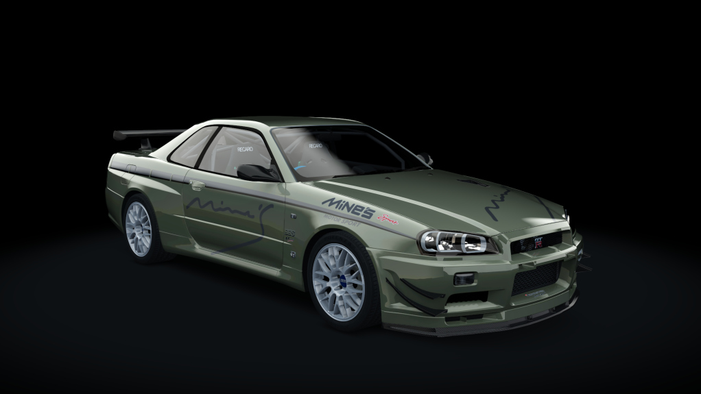 Mine's BNR34 SKYLINE GT-R N1 base '06, skin Mines_06_millenium_jade