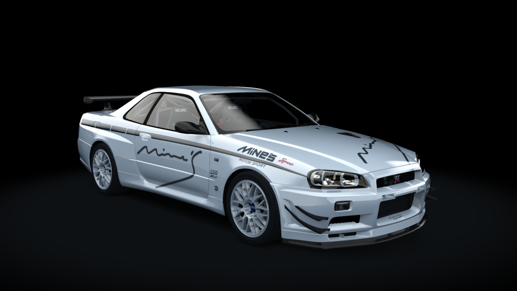 Mine's BNR34 SKYLINE GT-R N1 base '06, skin Mines_06_white_alt