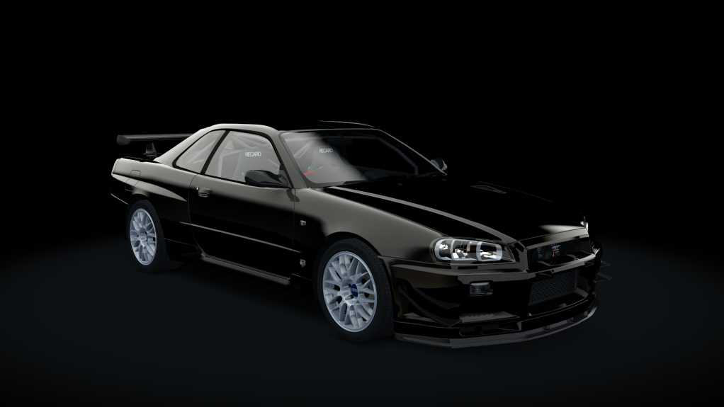 Mine's BNR34 SKYLINE GT-R N1 base '06, skin candy_black