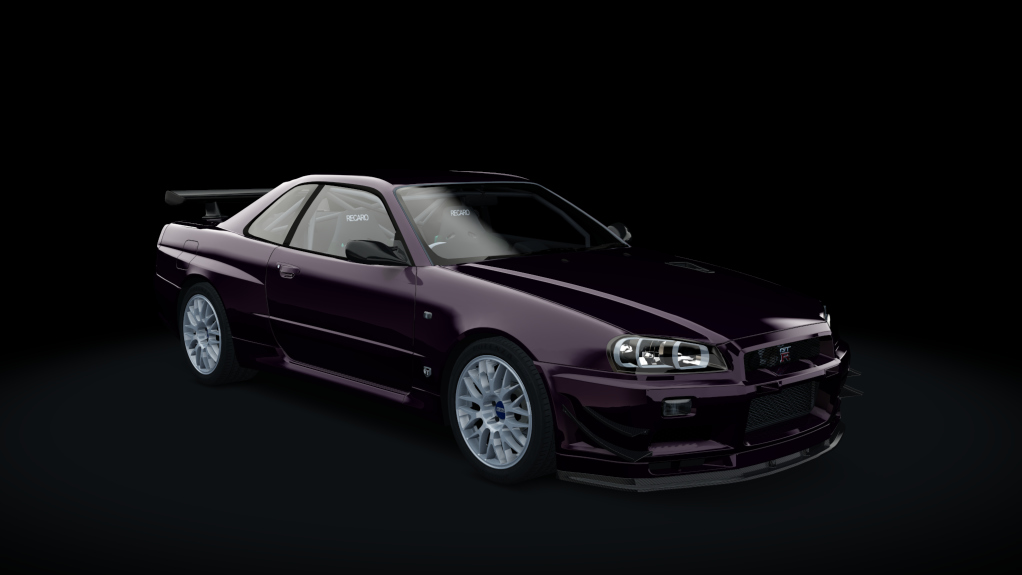 Mine's BNR34 SKYLINE GT-R N1 base '06, skin candy_dark_purple