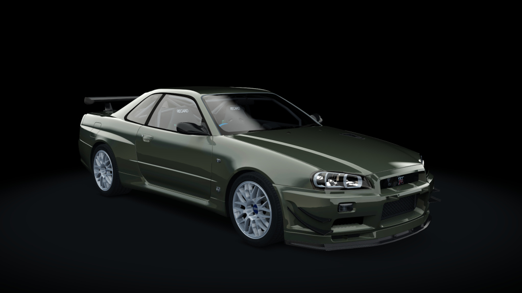 Mine's BNR34 SKYLINE GT-R N1 base '06, skin candy_millenium_jade_dark