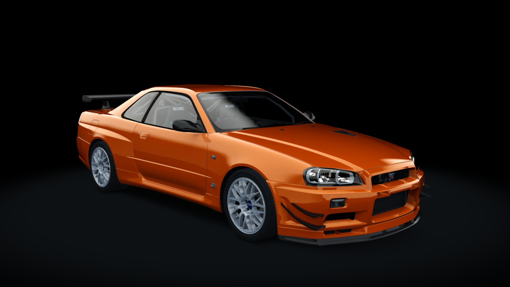 Mine's BNR34 SKYLINE GT-R N1 base '06, skin candy_orange