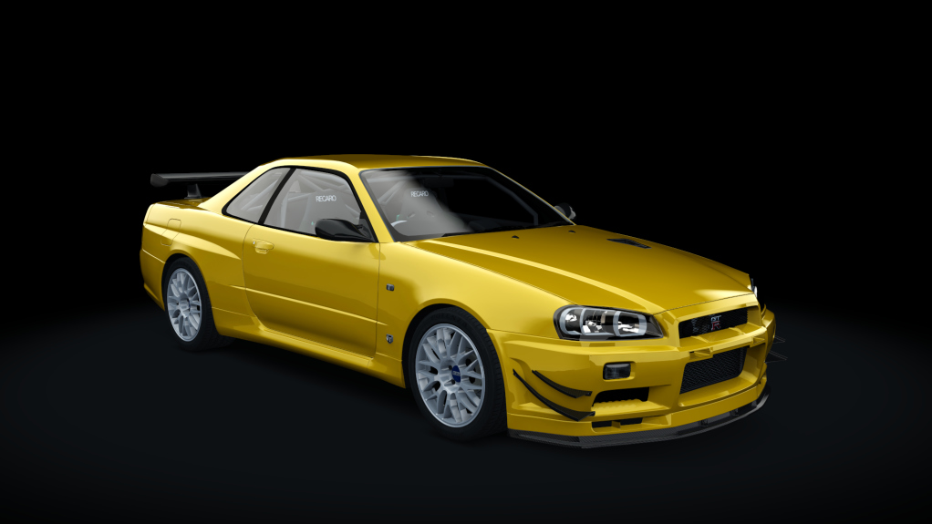 Mine's BNR34 SKYLINE GT-R N1 base '06, skin candy_yellow