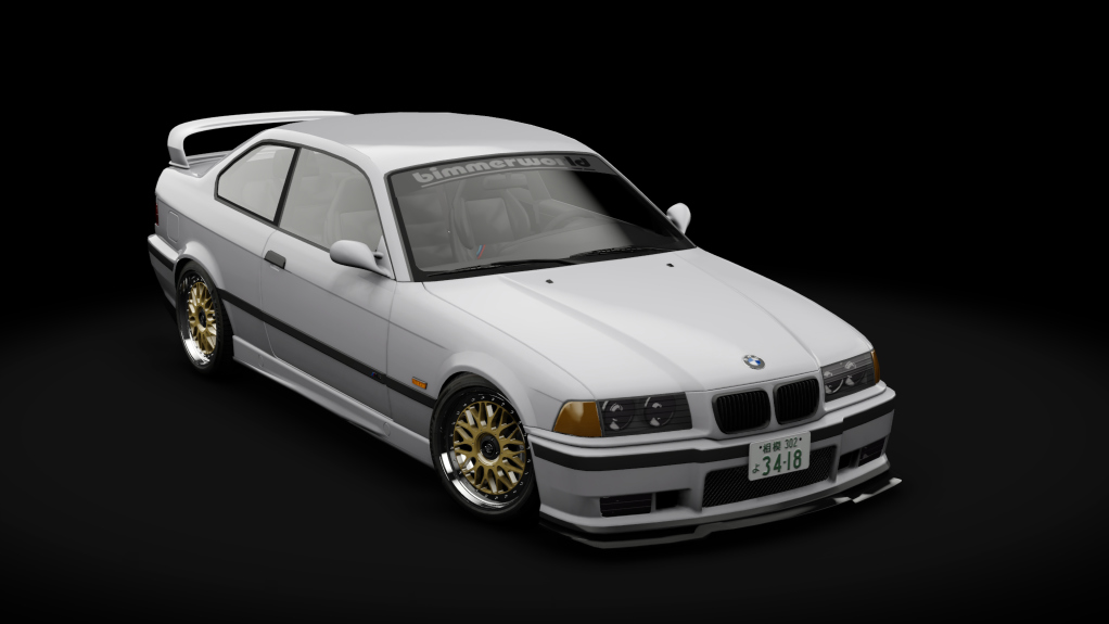 BMW M3 E36 Ring Tool Racing 2, skin Arctic Silver Metallic