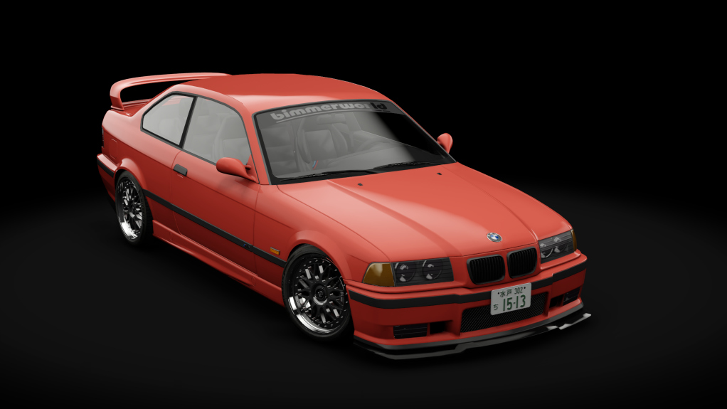 BMW M3 E36 Ring Tool Racing 2, skin Bright Red
