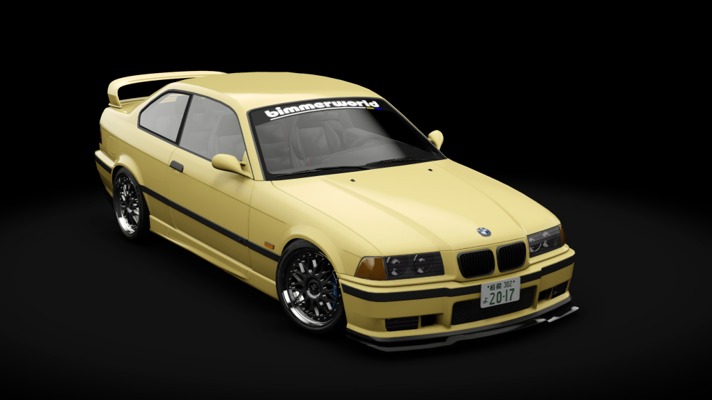 BMW M3 E36 Ring Tool Racing 2, skin Dakar Yellow I