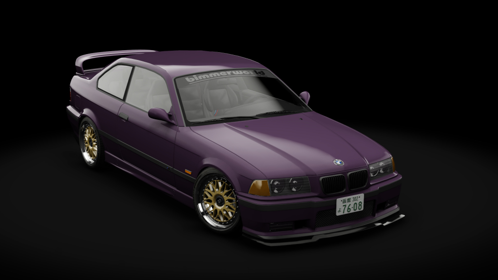BMW M3 E36 Ring Tool Racing 2, skin Daytona Violet Metallic
