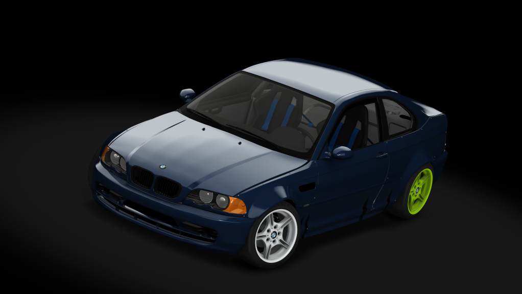 SUPERDRIFT - BMW E46 330ci - LHD 2JZ, skin Blue