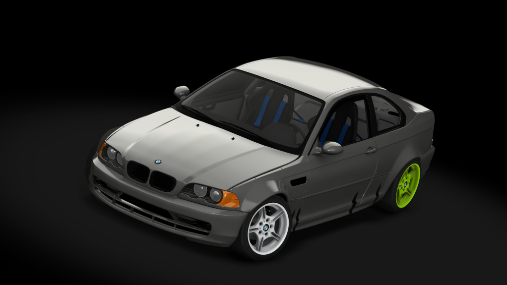 SUPERDRIFT - BMW E46 330ci - LHD 2JZ, skin Grey