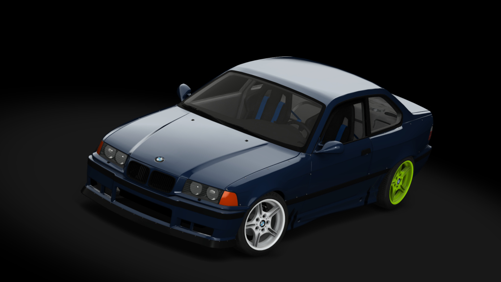 SUPERDRIFT - BMW E36 328i Coupe - LHD Touge, skin Blue