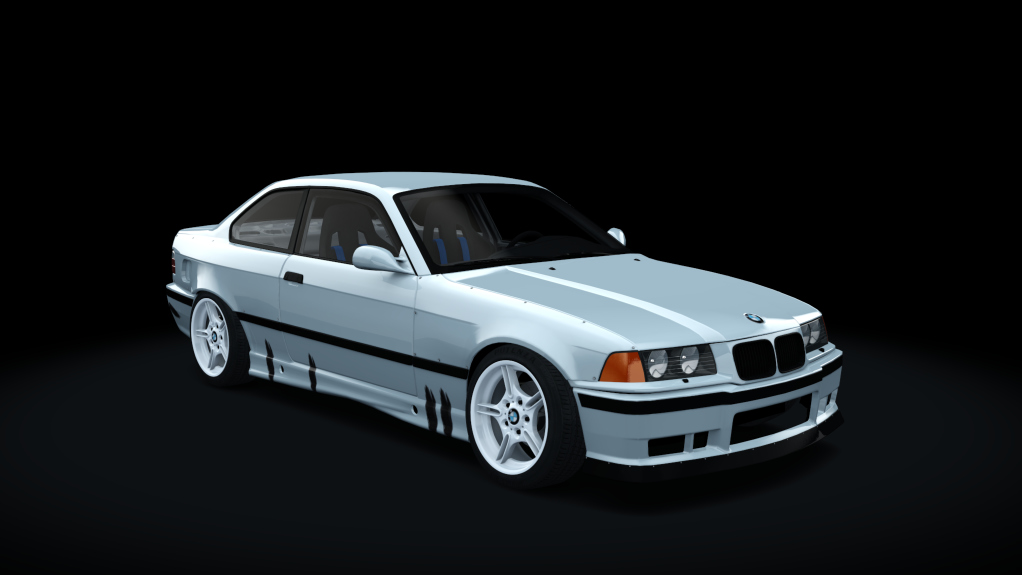 SUPERDRIFT - BMW E36 328i Coupe - LHD low boost, skin generated