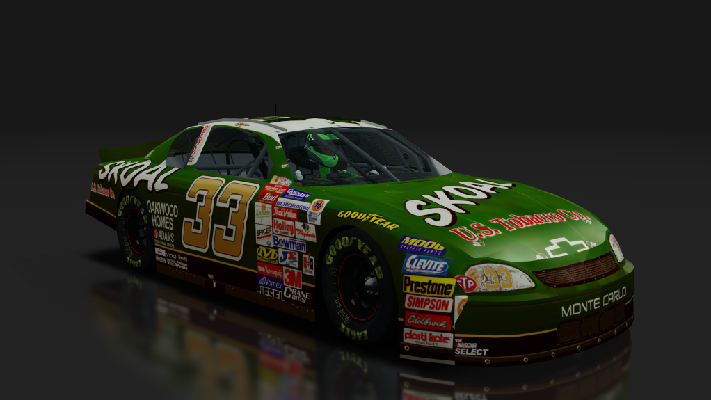 2000 NASCAR Monte Carlo, skin 33_Skoal