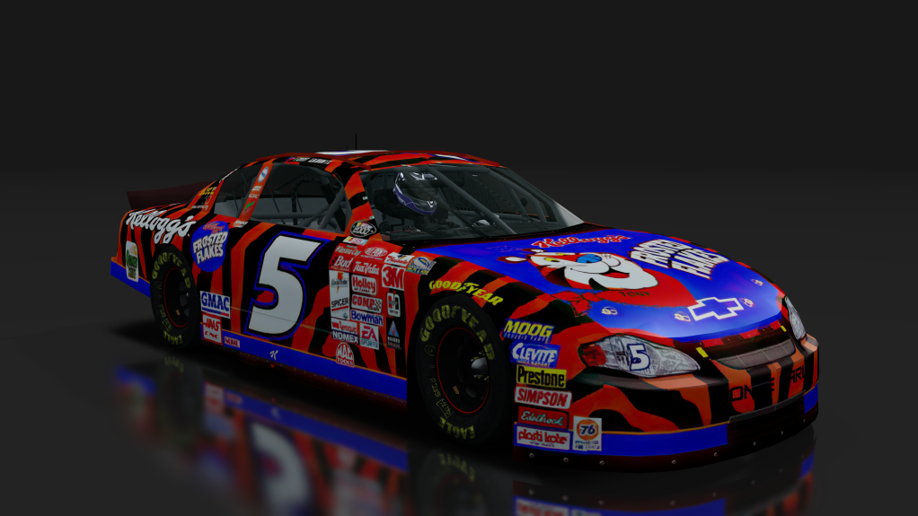 2000 NASCAR Monte Carlo, skin 5_Kelloggs_Tiger