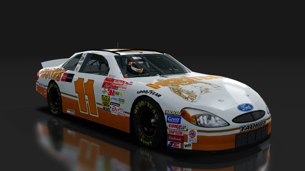 2000 NASCAR Ford Taurus, skin 11_hooters