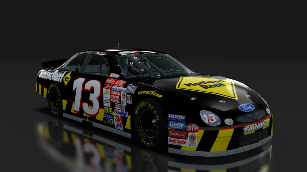 2000 NASCAR Ford Taurus, skin 13_nations_rent