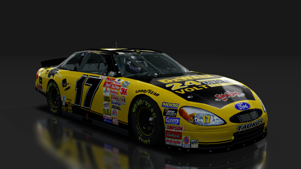 2000 NASCAR Ford Taurus, skin 17_dewalt_24V