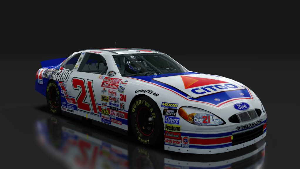 2000 NASCAR Ford Taurus, skin 21_supergard_blue