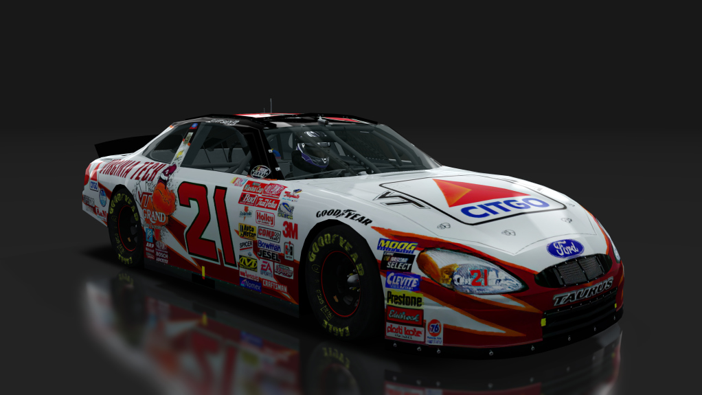 2000 NASCAR Ford Taurus, skin 21_virginia_tech