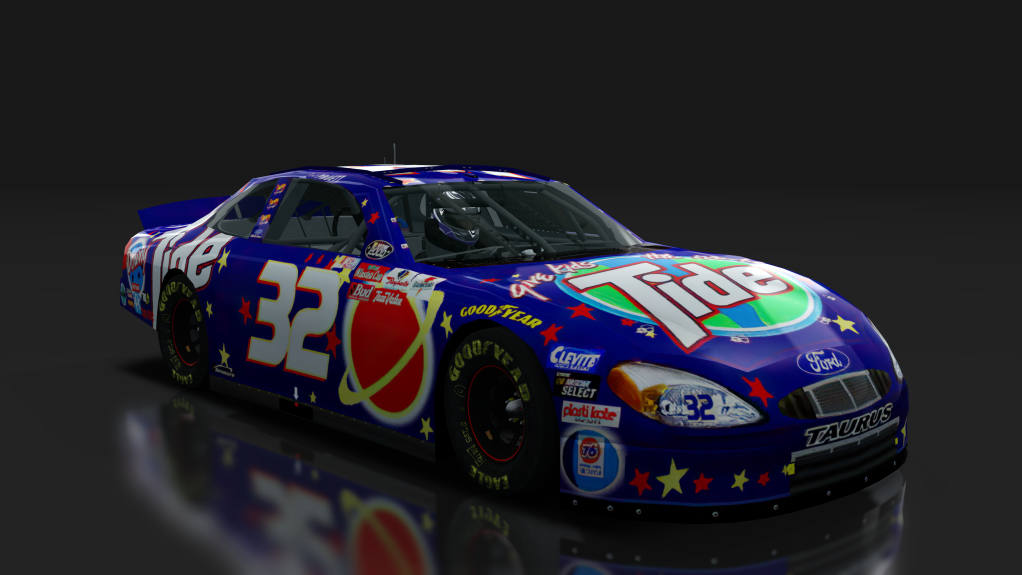 2000 NASCAR Ford Taurus, skin 32_tide_blue