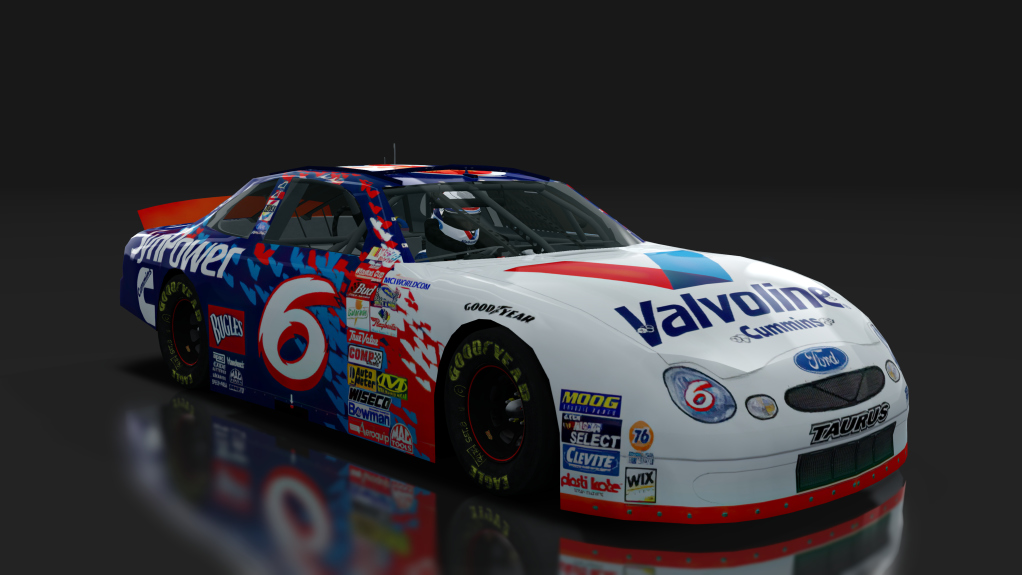 2000 NASCAR Ford Taurus, skin 6_SynPower_Blue