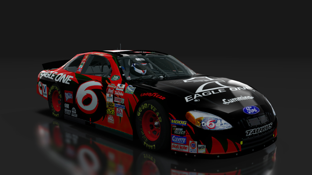 2000 NASCAR Ford Taurus, skin 6_eagle_one_red