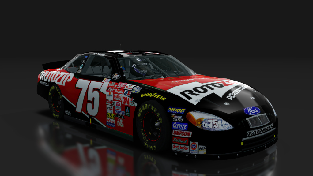 2000 NASCAR Ford Taurus, skin 75_rotozip