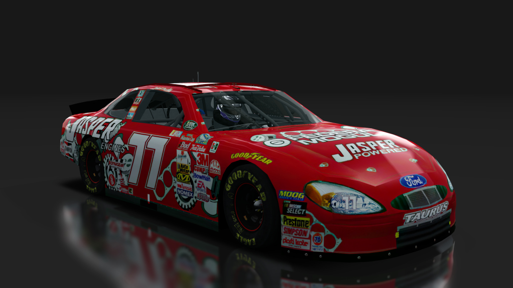 2000 NASCAR Ford Taurus, skin 77_jasper_red