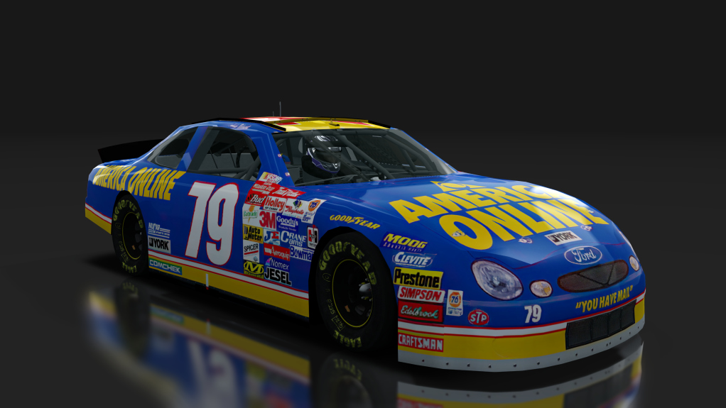 2000 NASCAR Ford Taurus, skin 79_america_online