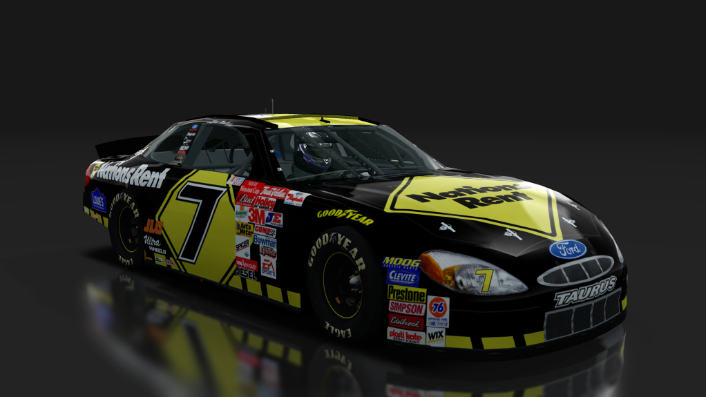 2000 NASCAR Ford Taurus, skin 7_nations_rent