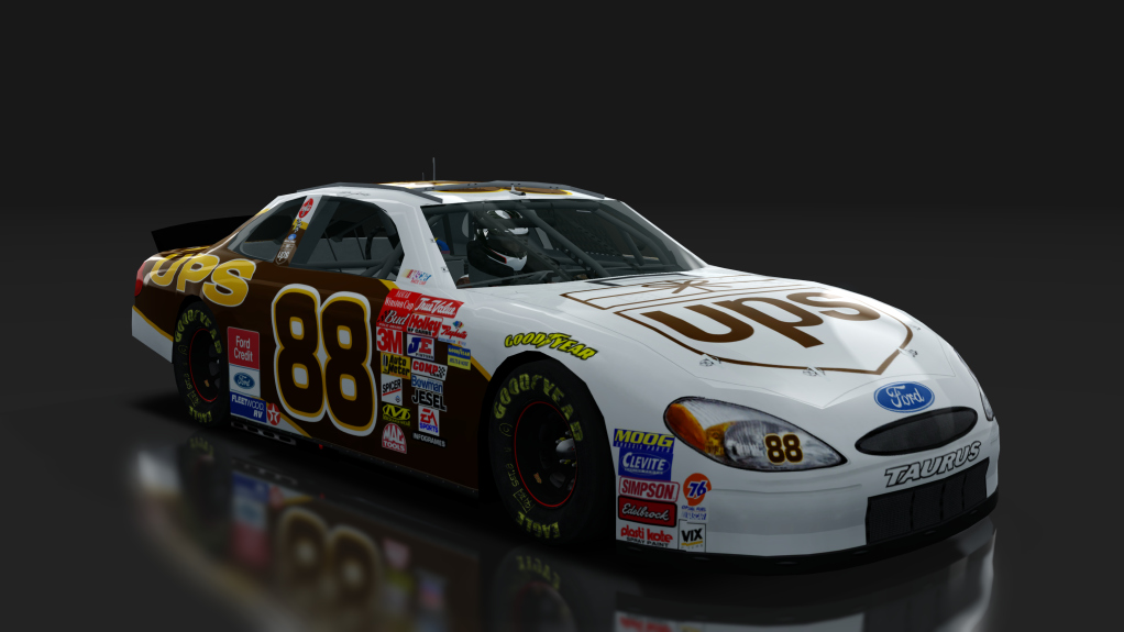 2000 NASCAR Ford Taurus, skin 88_ups