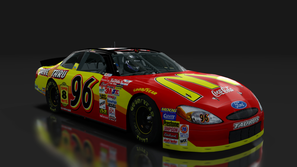 2000 NASCAR Ford Taurus, skin 96_mcdrive_thru