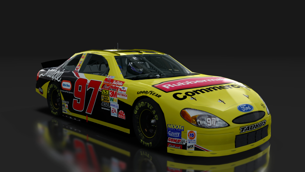 2000 NASCAR Ford Taurus, skin 97_rubbermaid