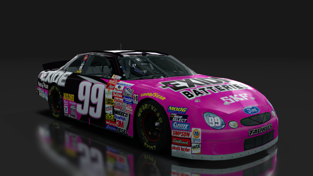 2000 NASCAR Ford Taurus, skin 99_exide