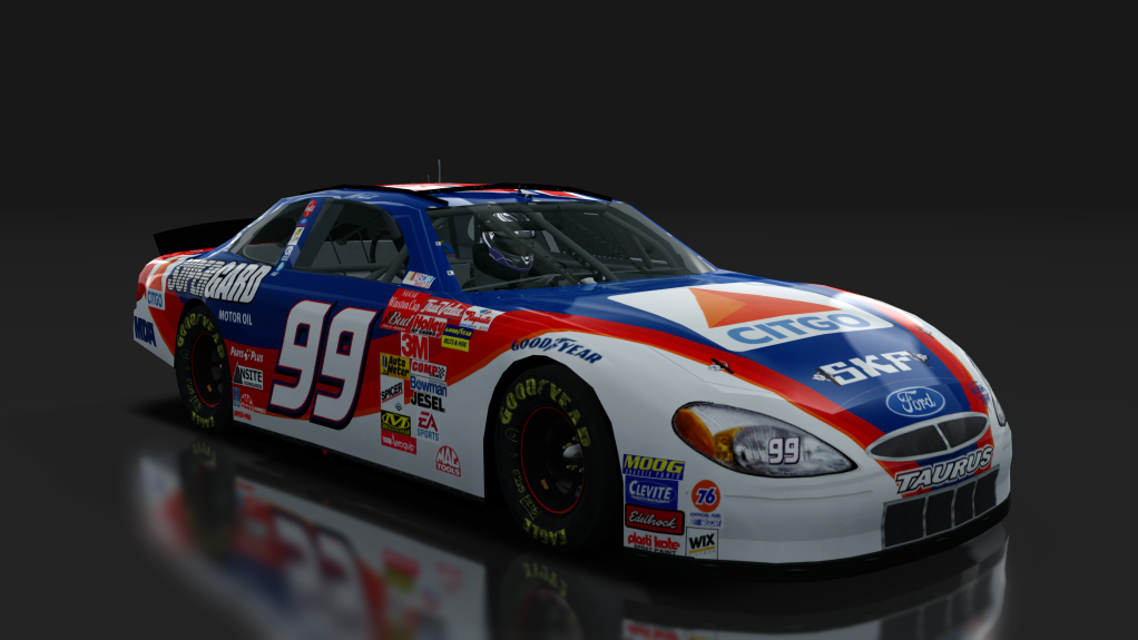 2000 NASCAR Ford Taurus, skin 99_supergard