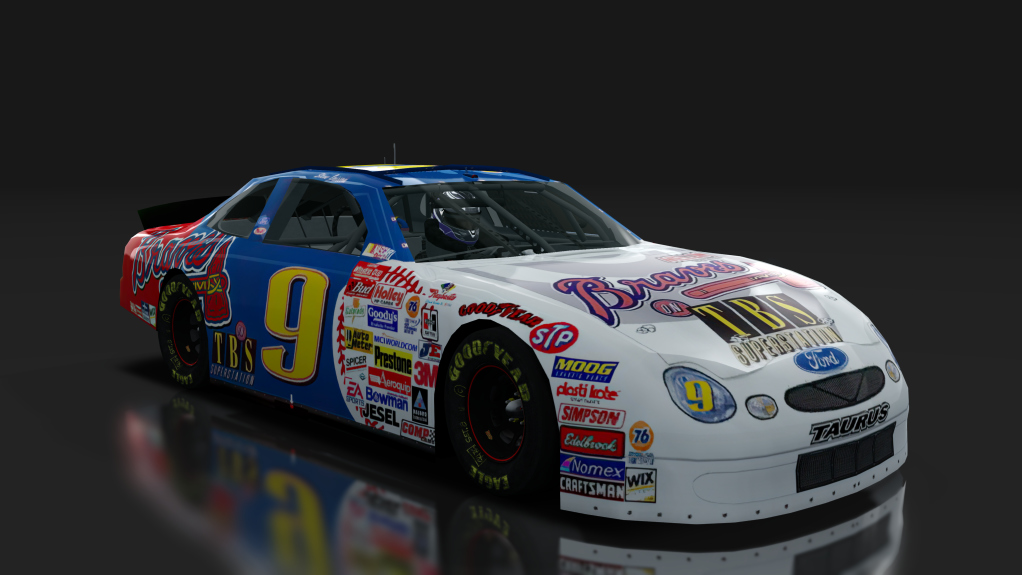 2000 NASCAR Ford Taurus, skin 9_braves