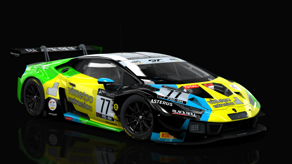 Lamborghini Huracan GT3 EVO, skin Barwell Motorsport 2020 #77 24h SPA