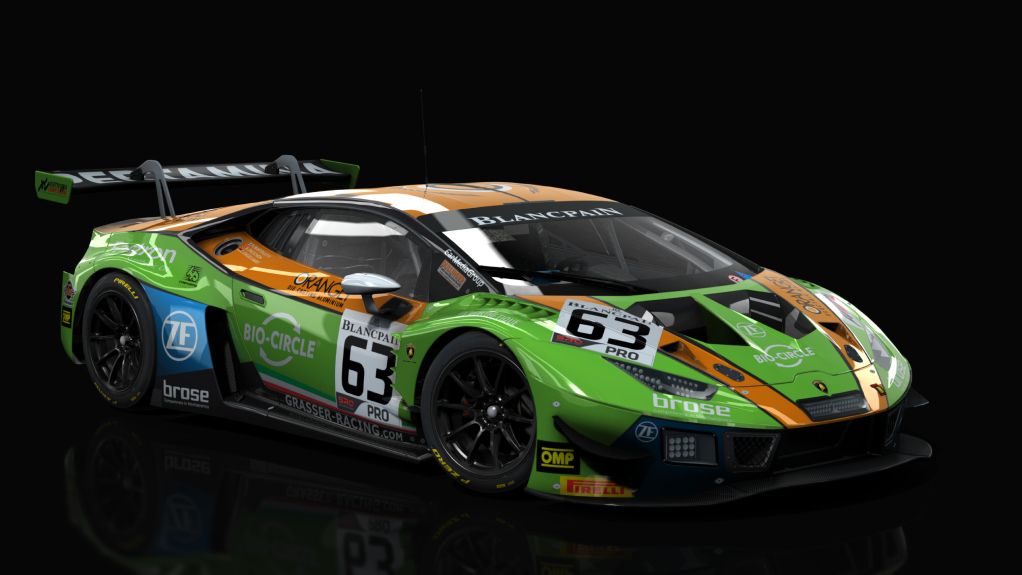 Lamborghini Huracan GT3 EVO, skin GRT 2019 #63 PRO