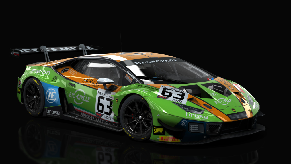 Lamborghini Huracan GT3 EVO, skin GRT 2019 SPA #63 PRO